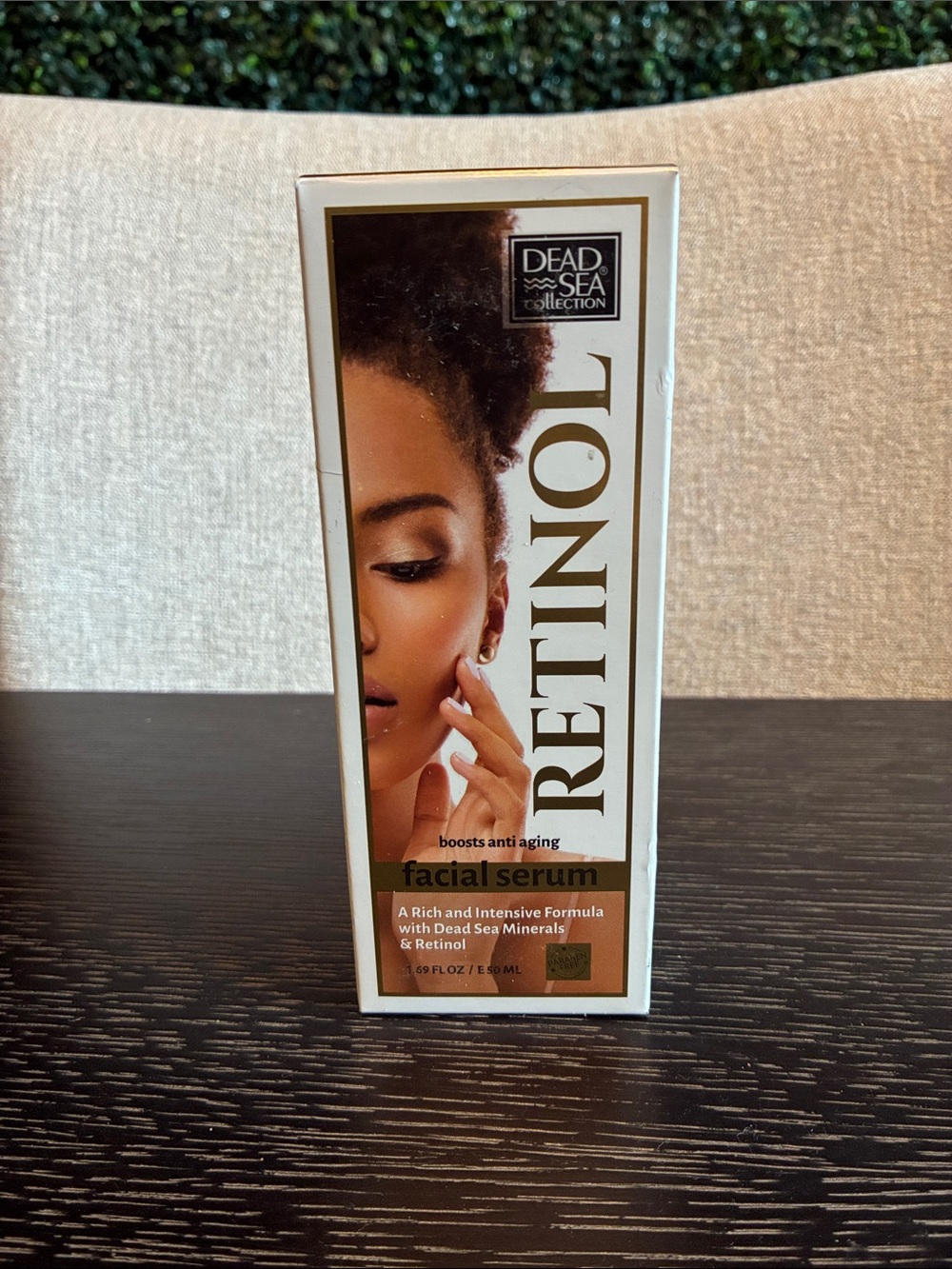 Retinol Facial Serum - Brown & Gold Packaging